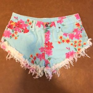 Car Mar Floral Cheeky Shorts